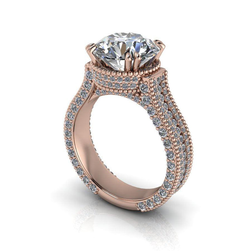 14kt rose gold Engagement Ring Bel Viaggio Designs, LLC