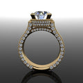 10kt yellow gold Engagement Ring Bel Viaggio Designs, LLC