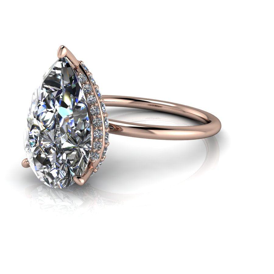 10kt rose gold Engagement Ring Bel Viaggio Designs, LLC
