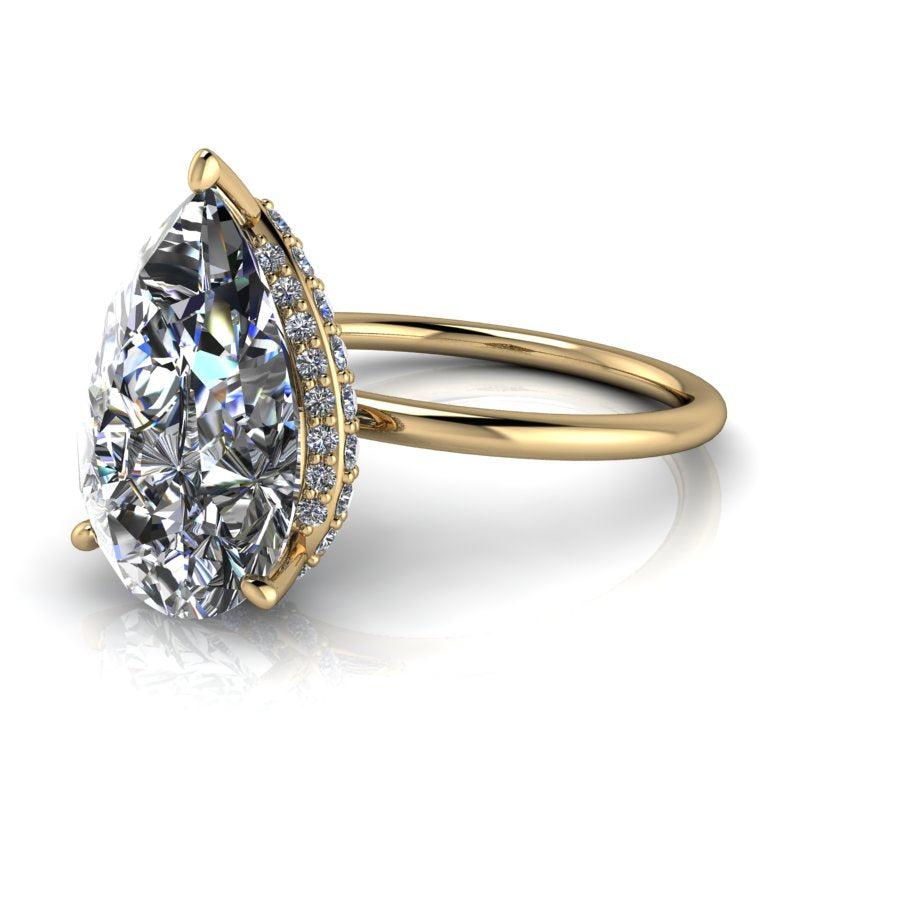 14kt yellow gold Engagement Ring Bel Viaggio Designs, LLC