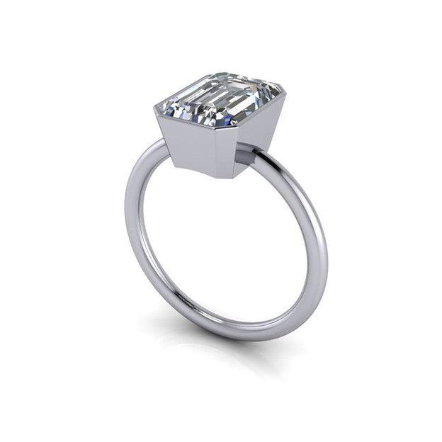 925 Silver Engagement Ring Bel Viaggio Designs, LLC