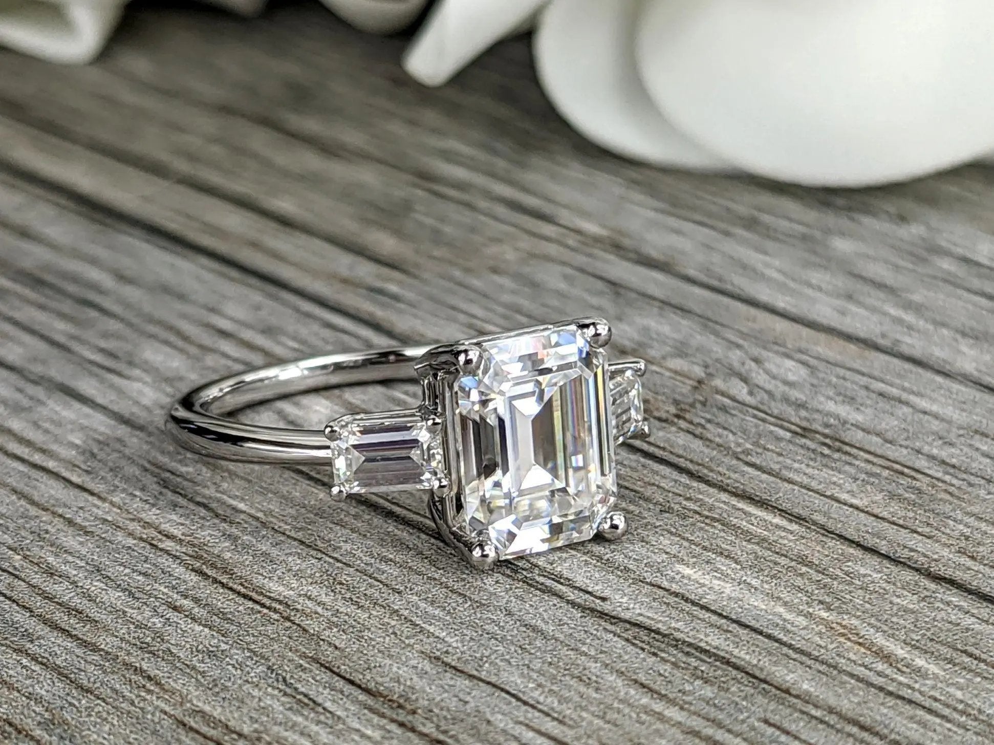 925 Silver Engagement Ring Bel Viaggio Designs, LLC