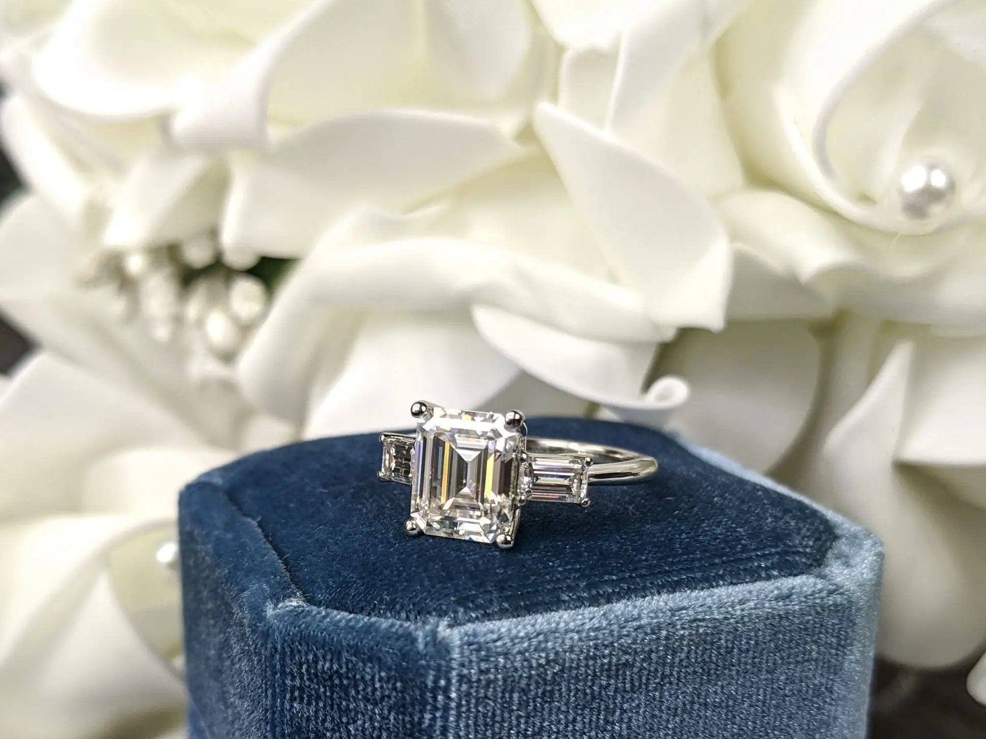 925 Silver Engagement Ring Bel Viaggio Designs, LLC