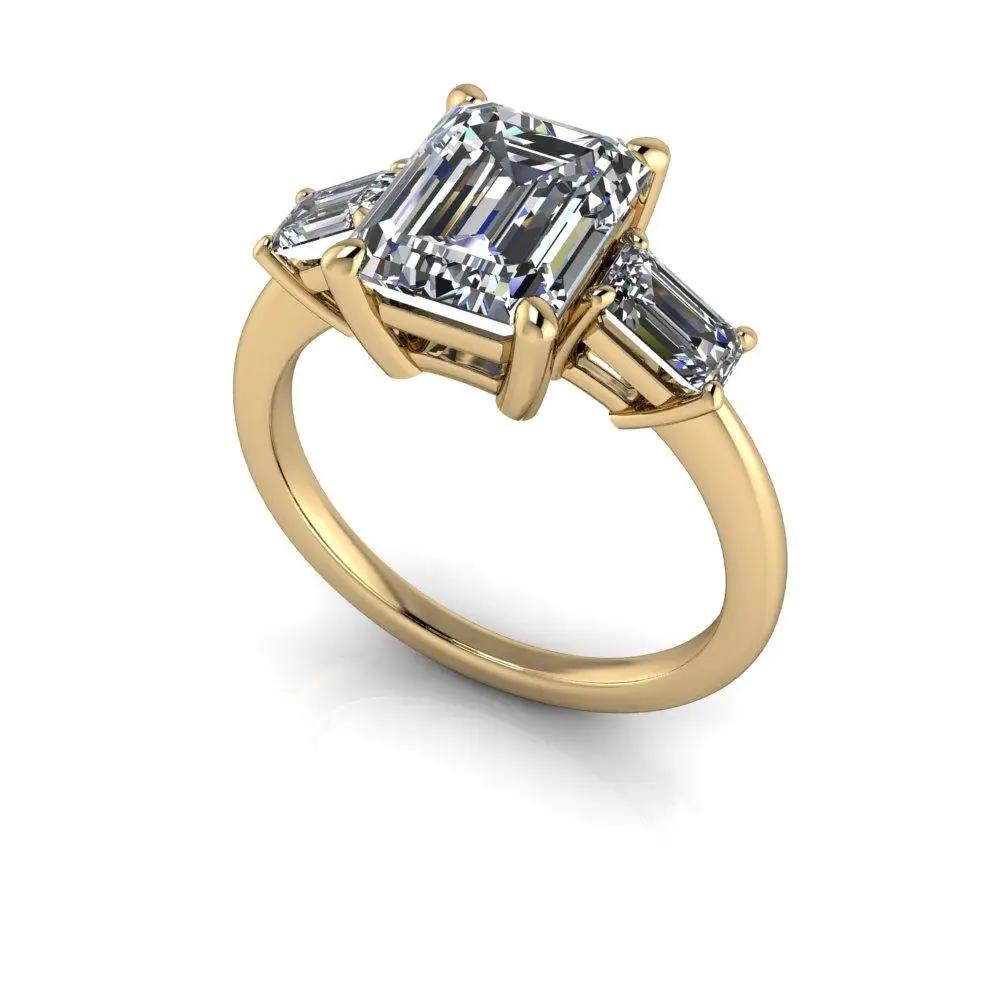 10kt yellow gold Engagement Ring Bel Viaggio Designs, LLC