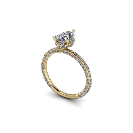 10kt yellow gold Engagement Ring Bel Viaggio Designs, LLC