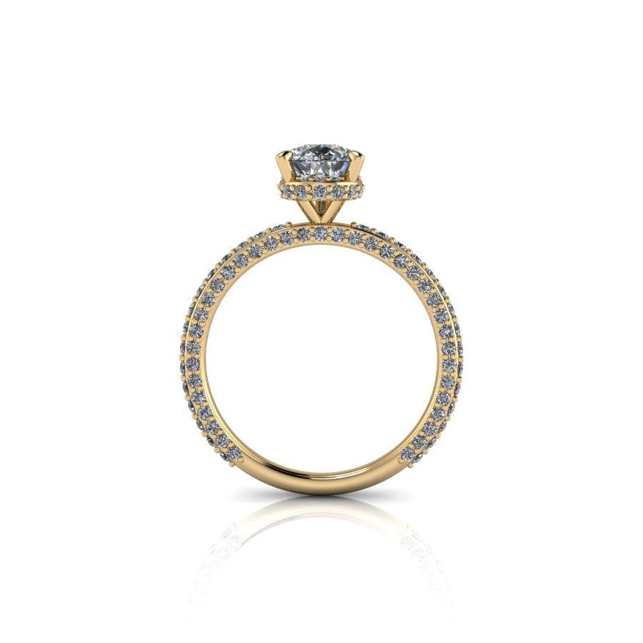 10kt yellow gold Engagement Ring Bel Viaggio Designs, LLC