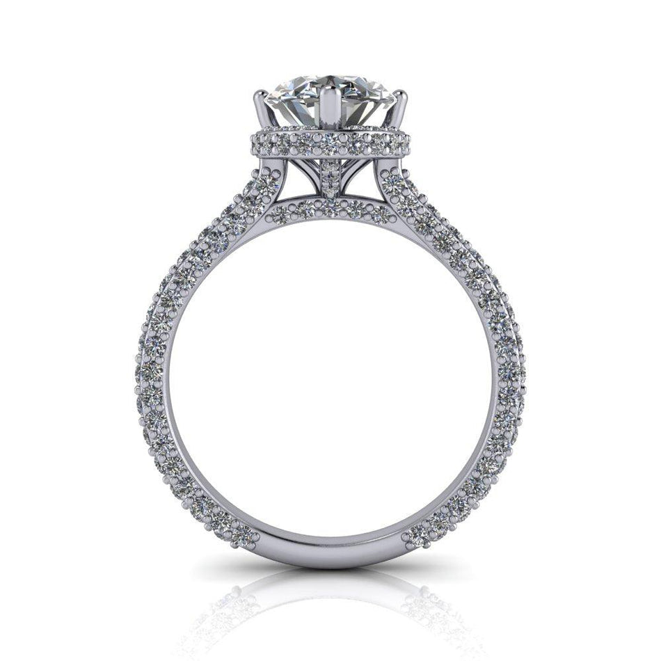 925 Silver Engagement Ring Bel Viaggio Designs, LLC