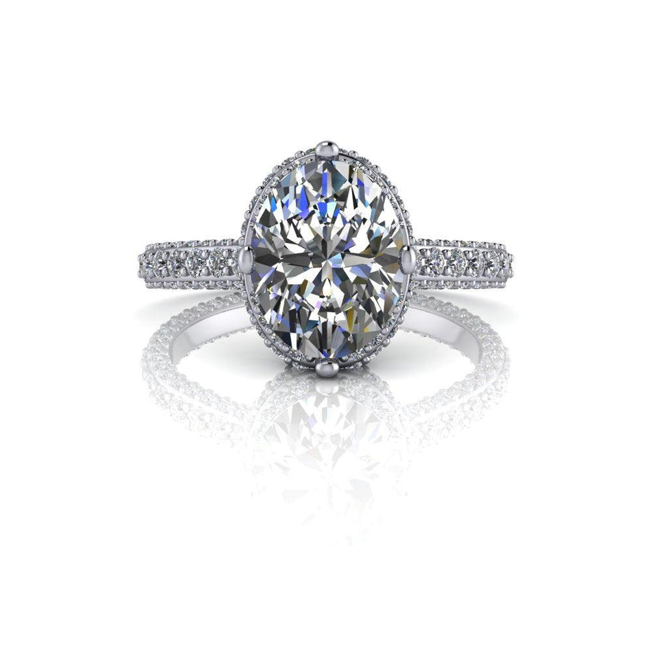 925 Silver Engagement Ring Bel Viaggio Designs, LLC