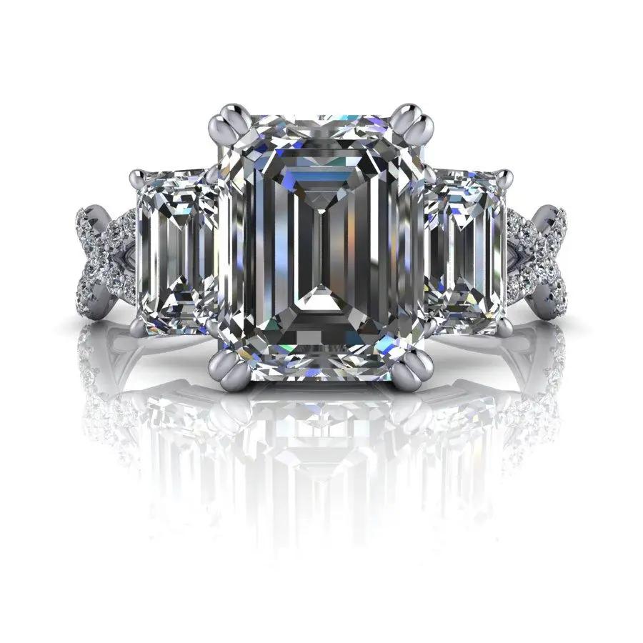 925 Silver Engagement Ring Bel Viaggio Designs, LLC