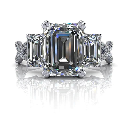 925 Silver Engagement Ring Bel Viaggio Designs, LLC