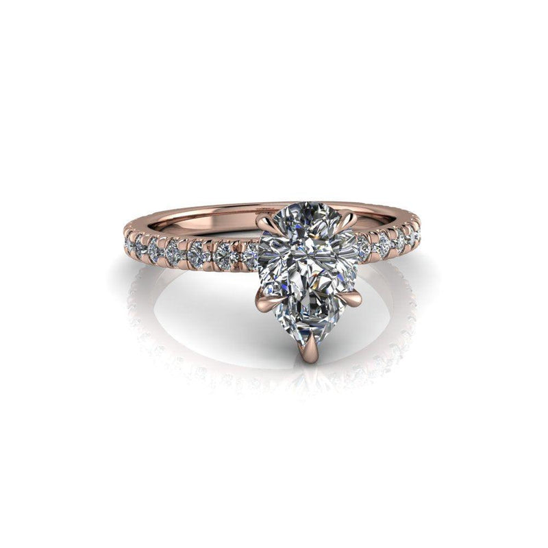 14kt rose gold Engagement Ring Bel Viaggio Designs, LLC