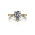 10kt yellow gold Engagement Ring Bel Viaggio Designs, LLC