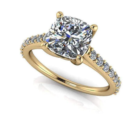 10kt yellow gold Engagement Ring Bel Viaggio Designs, LLC