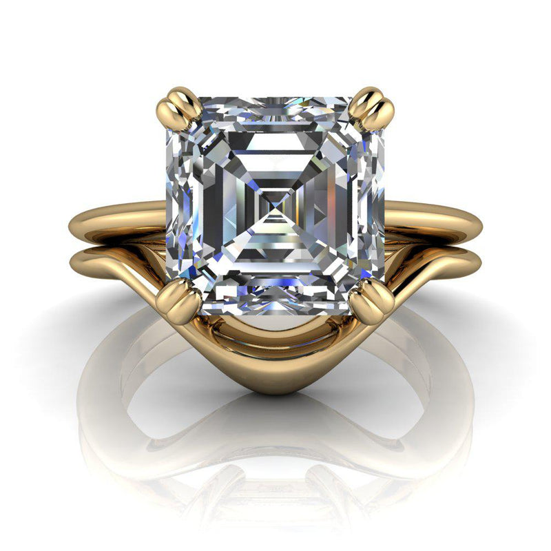 10kt yellow gold Engagement Ring Bel Viaggio Designs, LLC