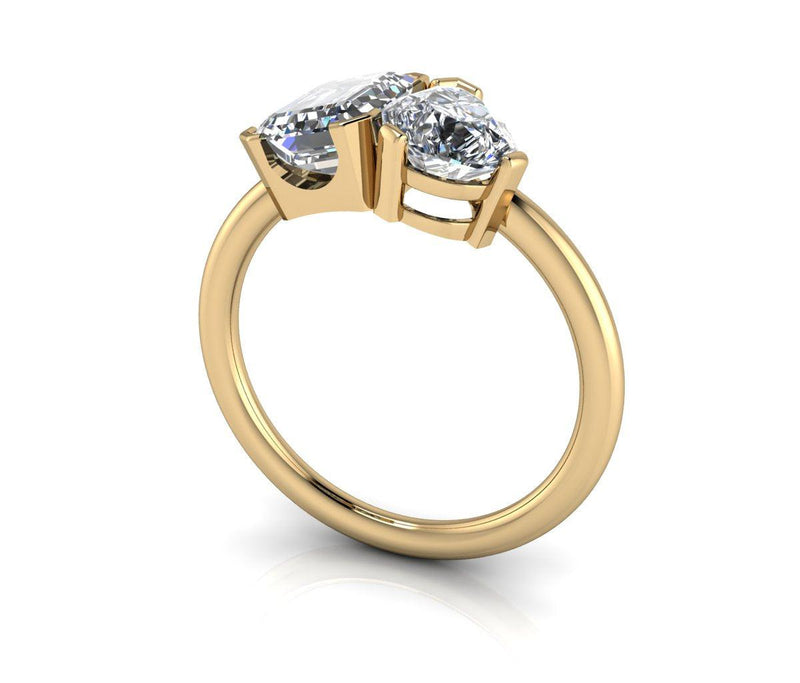 10kt yellow gold Engagement Ring Bel Viaggio Designs, LLC