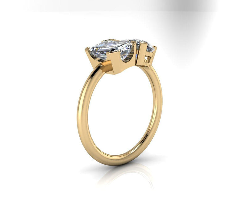 10kt rose gold Engagement Ring Bel Viaggio Designs, LLC