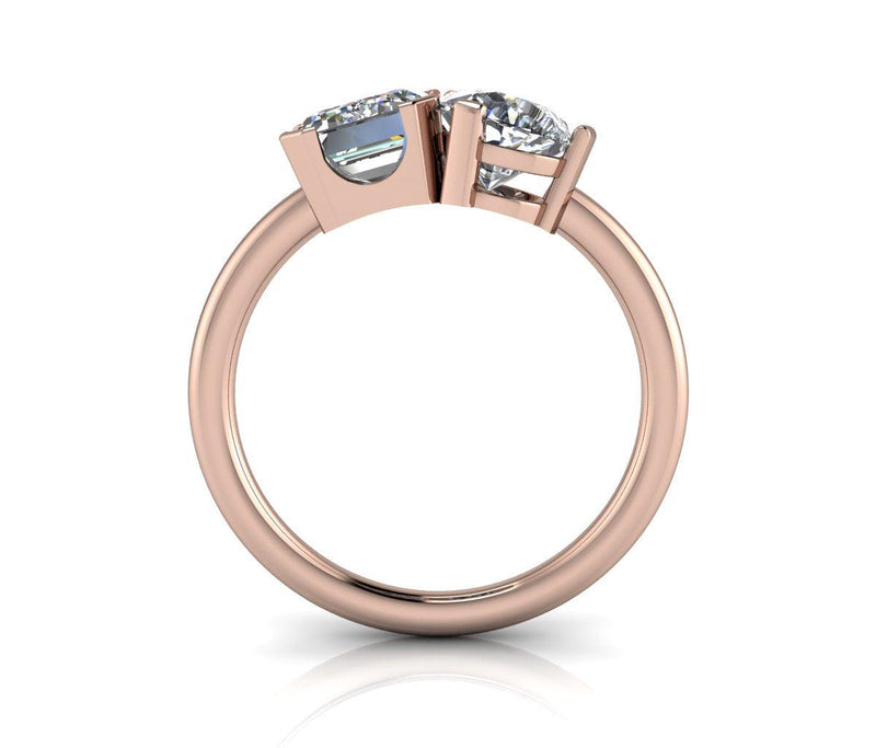 10kt rose gold Engagement Ring Bel Viaggio Designs, LLC