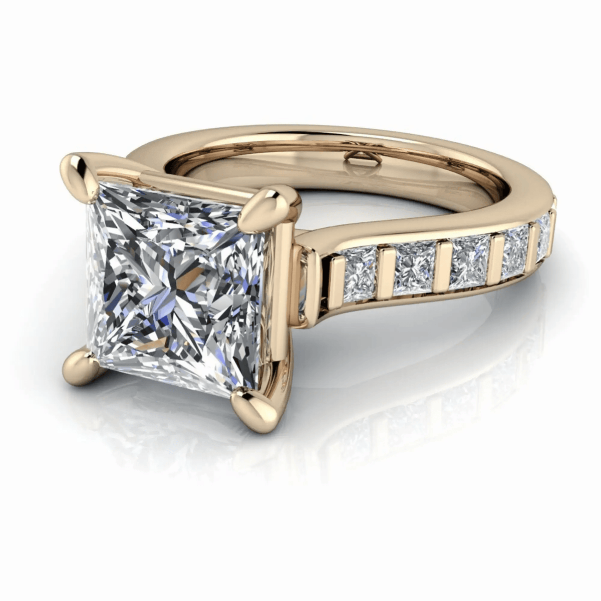 10kt yellow gold Engagement Ring Bel Viaggio Designs, LLC