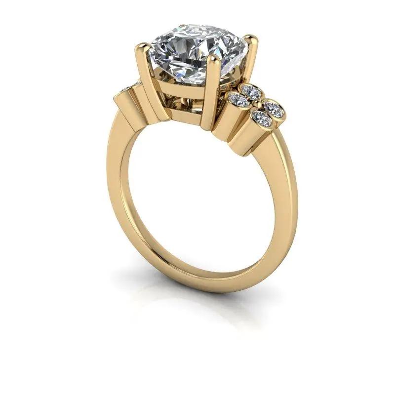 10kt yellow gold Engagement Ring Bel Viaggio Designs, LLC