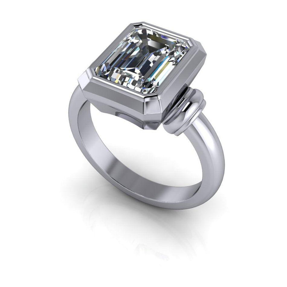 925 Silver Engagement Ring Bel Viaggio Designs, LLC