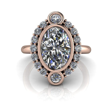 10kt rose gold Engagement Ring Bel Viaggio Designs, LLC