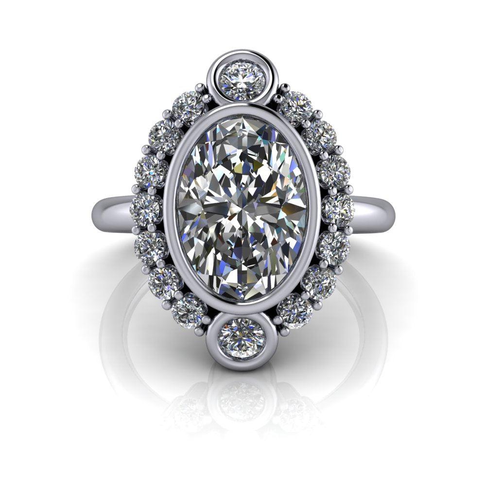 925 Silver Engagement Ring Bel Viaggio Designs, LLC