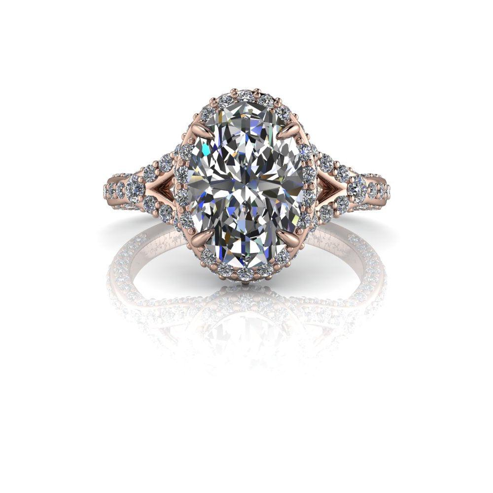 10kt rose gold Engagement Ring Bel Viaggio Designs, LLC