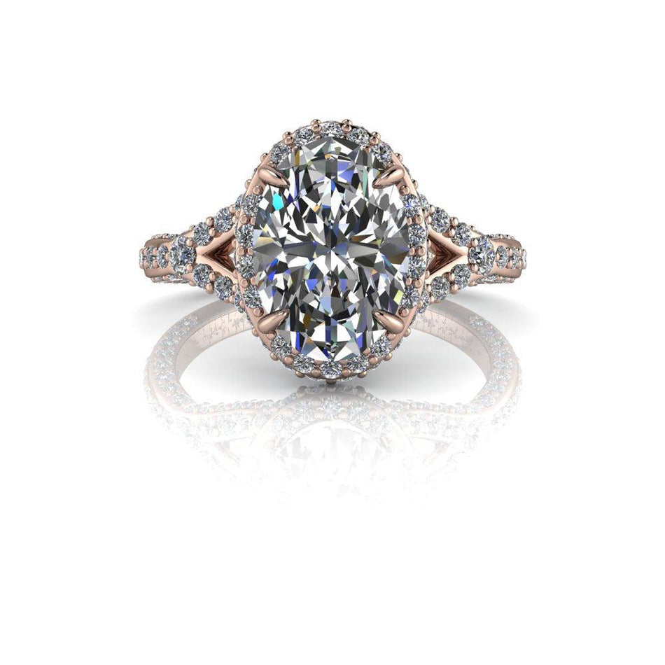 10kt rose gold Engagement Ring Bel Viaggio Designs, LLC