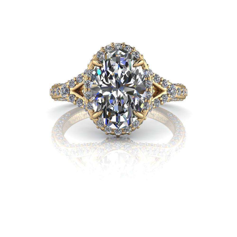 10kt yellow gold Engagement Ring Bel Viaggio Designs, LLC