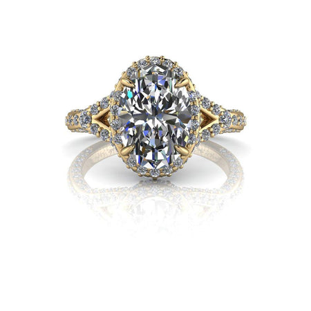 10kt yellow gold Engagement Ring Bel Viaggio Designs, LLC