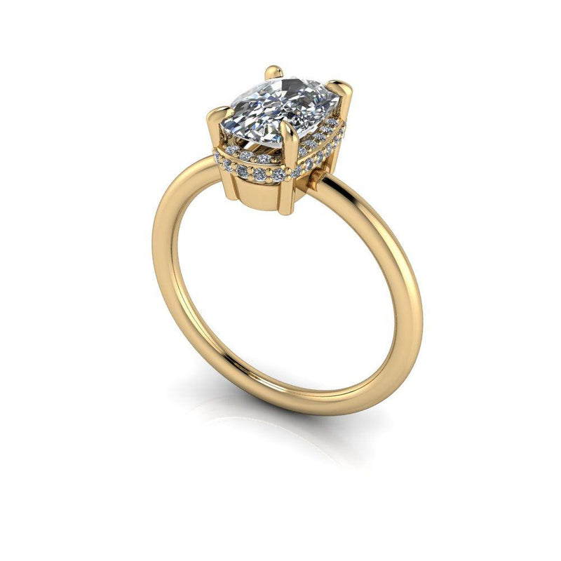 10kt rose gold Engagement Ring Bel Viaggio Designs, LLC