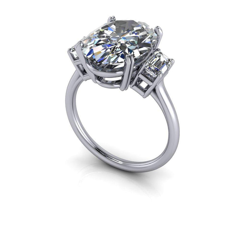 10kt white gold Engagement Ring Bel Viaggio Designs, LLC