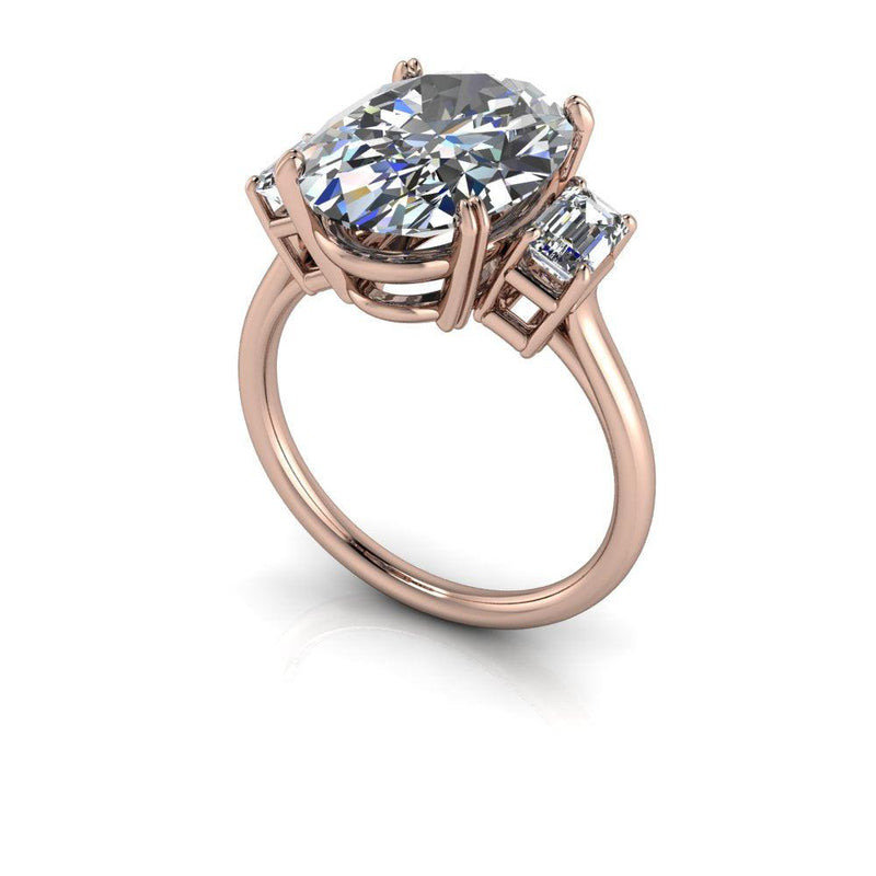 10kt rose gold Engagement Ring Bel Viaggio Designs, LLC