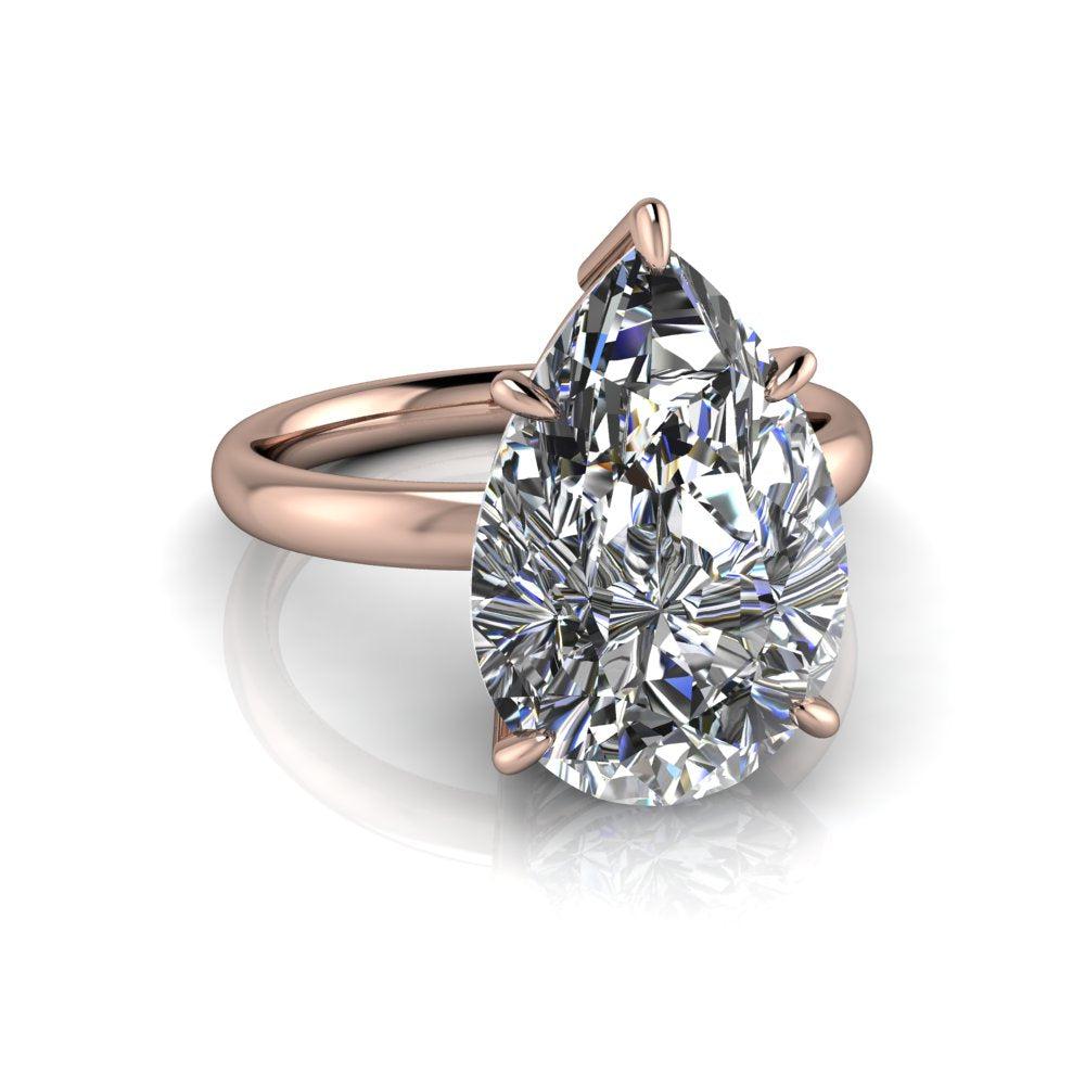 10kt rose gold Engagement Ring Bel Viaggio Designs, LLC