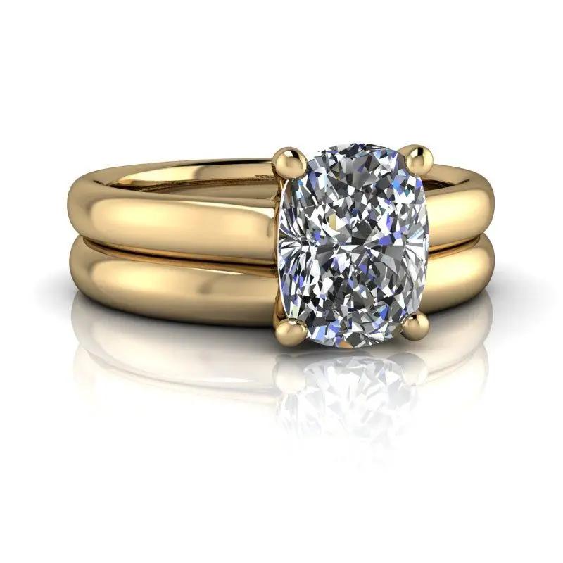 10kt yellow gold bridal set Bel Viaggio Designs, LLC