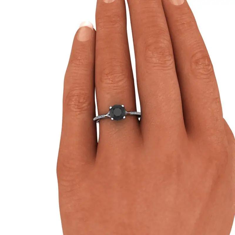 14 kt White Gold Engagement Ring Bel Viaggio Designs, LLC