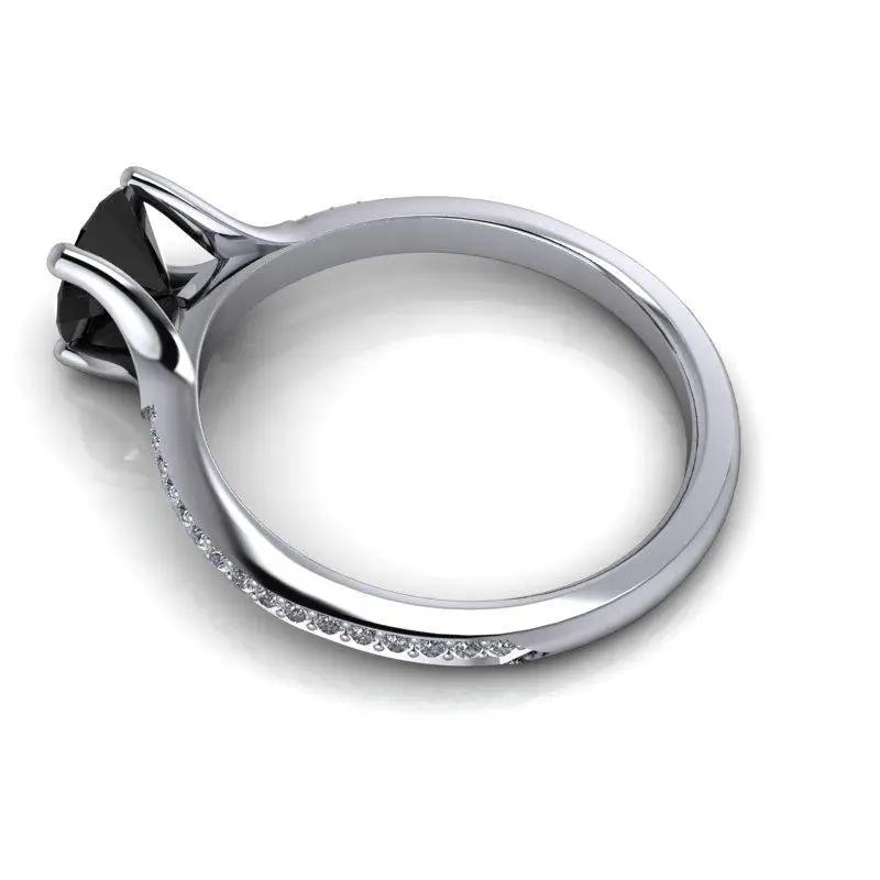 14 kt White Gold Engagement Ring Bel Viaggio Designs, LLC