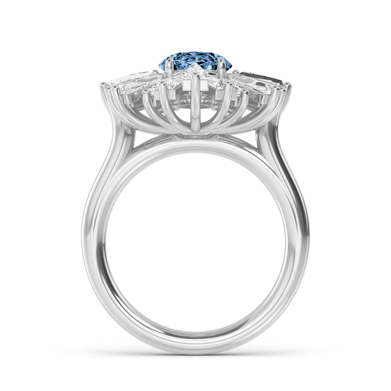 10kt white gold Ring Bel Viaggio Designs, LLC