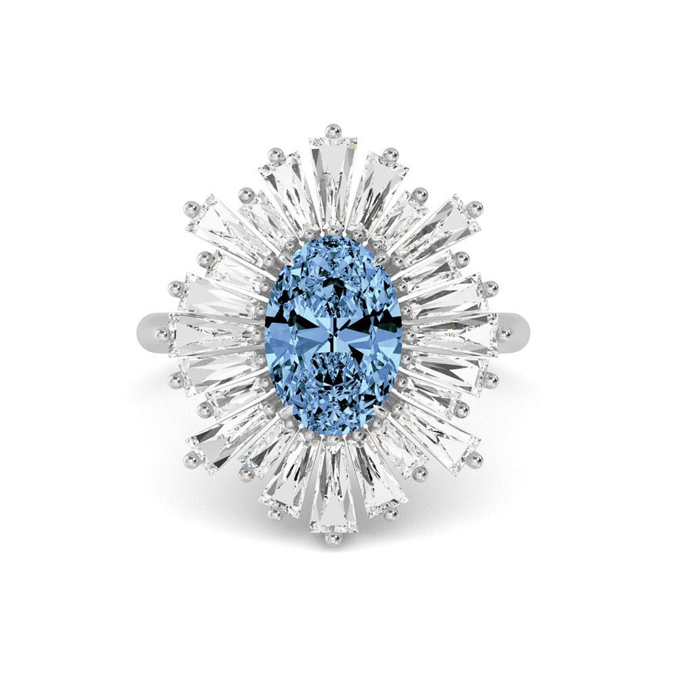 10kt white gold Ring Bel Viaggio Designs, LLC