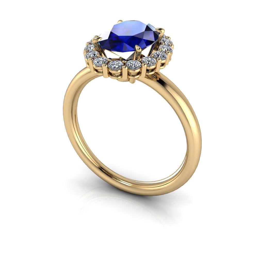 14 kt yellow gold Engagement Ring Bel Viaggio Designs, LLC