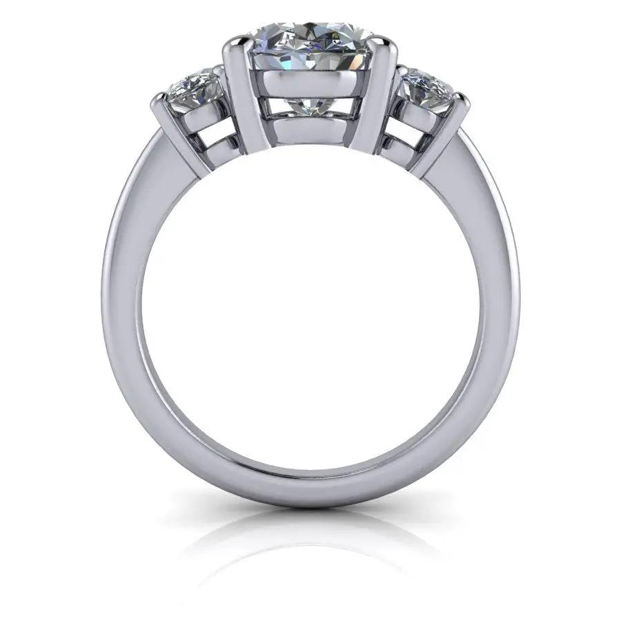 925 Silver Engagement Ring Bel Viaggio Designs, LLC