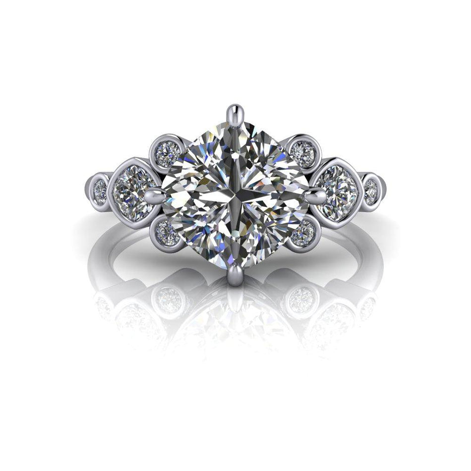 925 Silver Engagement Ring Bel Viaggio Designs, LLC
