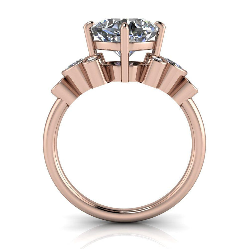 14kt rose gold Engagement Ring Bel Viaggio Designs, LLC