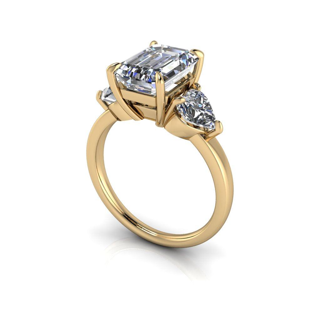 10kt yellow gold Engagement Ring Bel Viaggio Designs, LLC