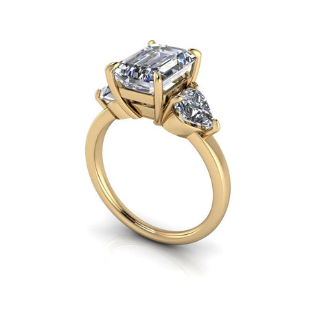 10kt yellow gold Engagement Ring Bel Viaggio Designs, LLC