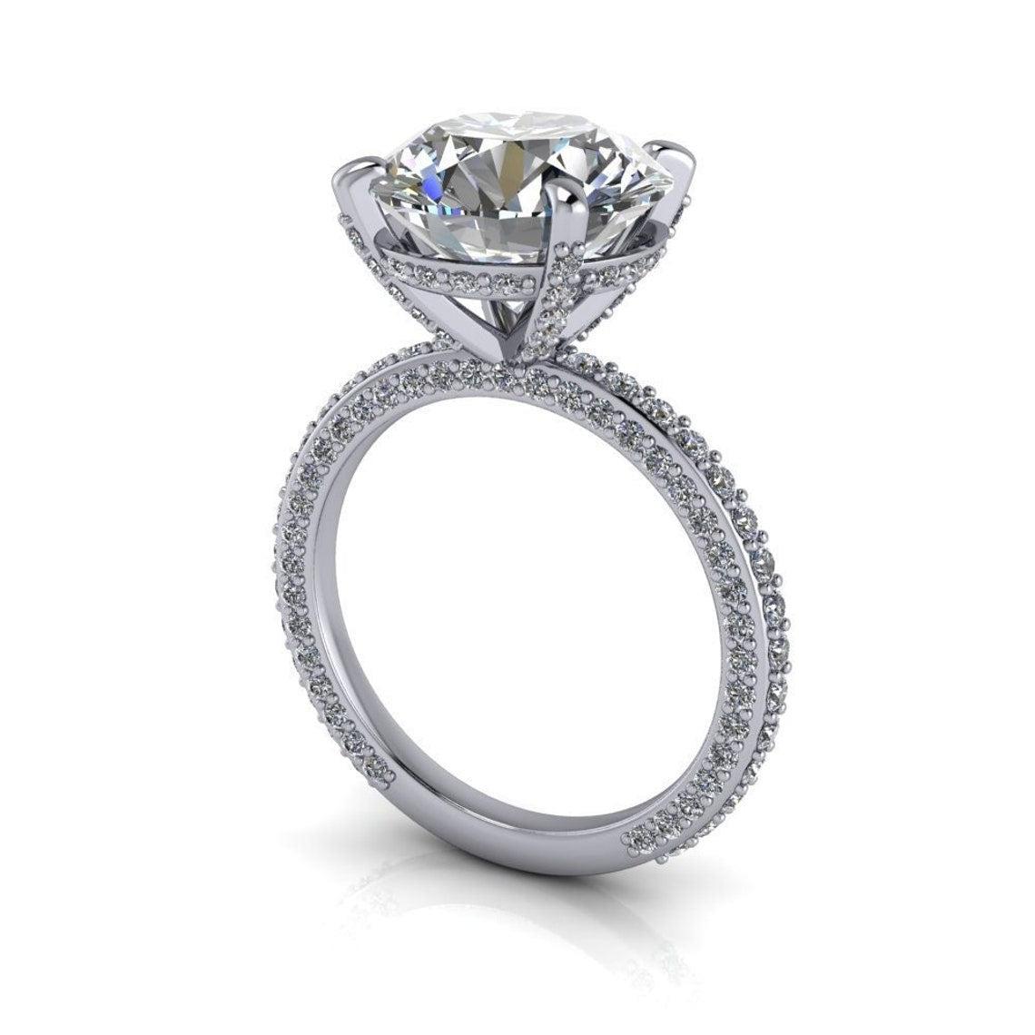 925 Silver Engagement Ring Bel Viaggio Designs, LLC