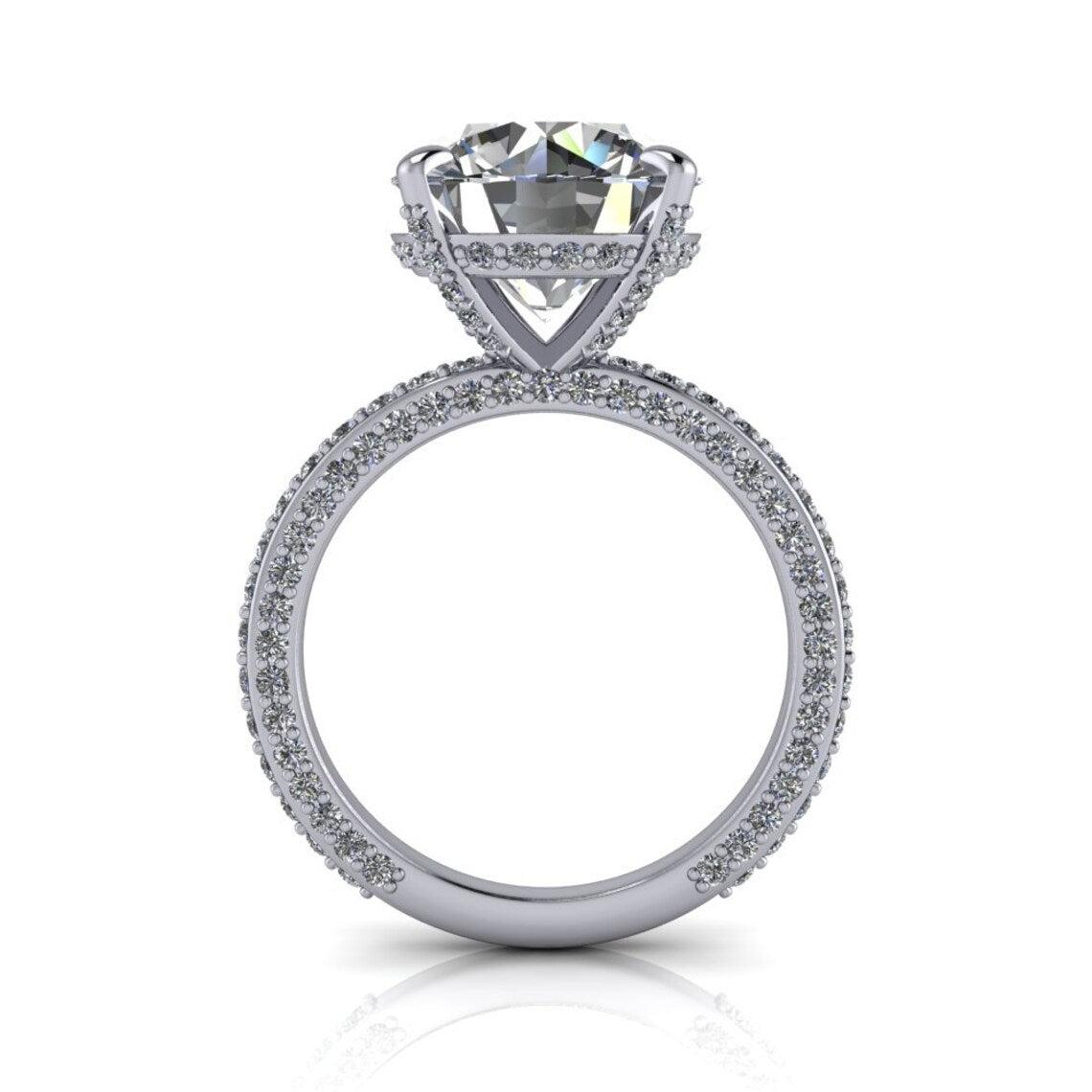 925 Silver Engagement Ring Bel Viaggio Designs, LLC