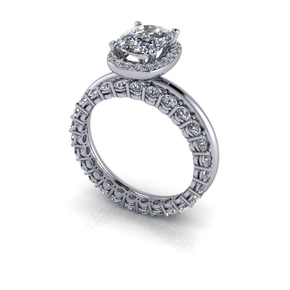 925 Silver Engagement Ring Bel Viaggio Designs, LLC