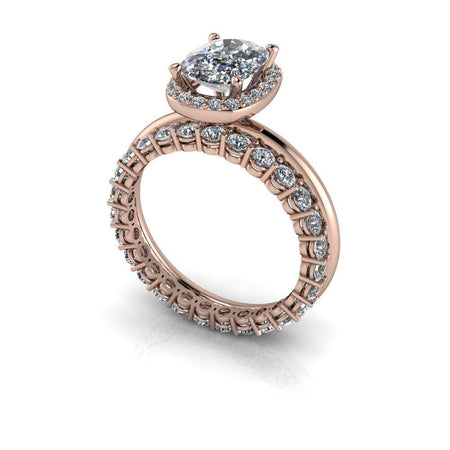 10kt rose gold Engagement Ring Bel Viaggio Designs, LLC