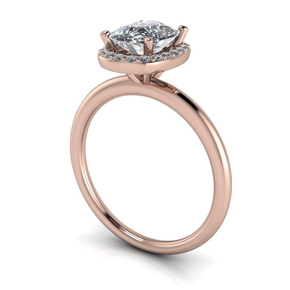 10kt rose gold Engagement Ring Bel Viaggio Designs, LLC